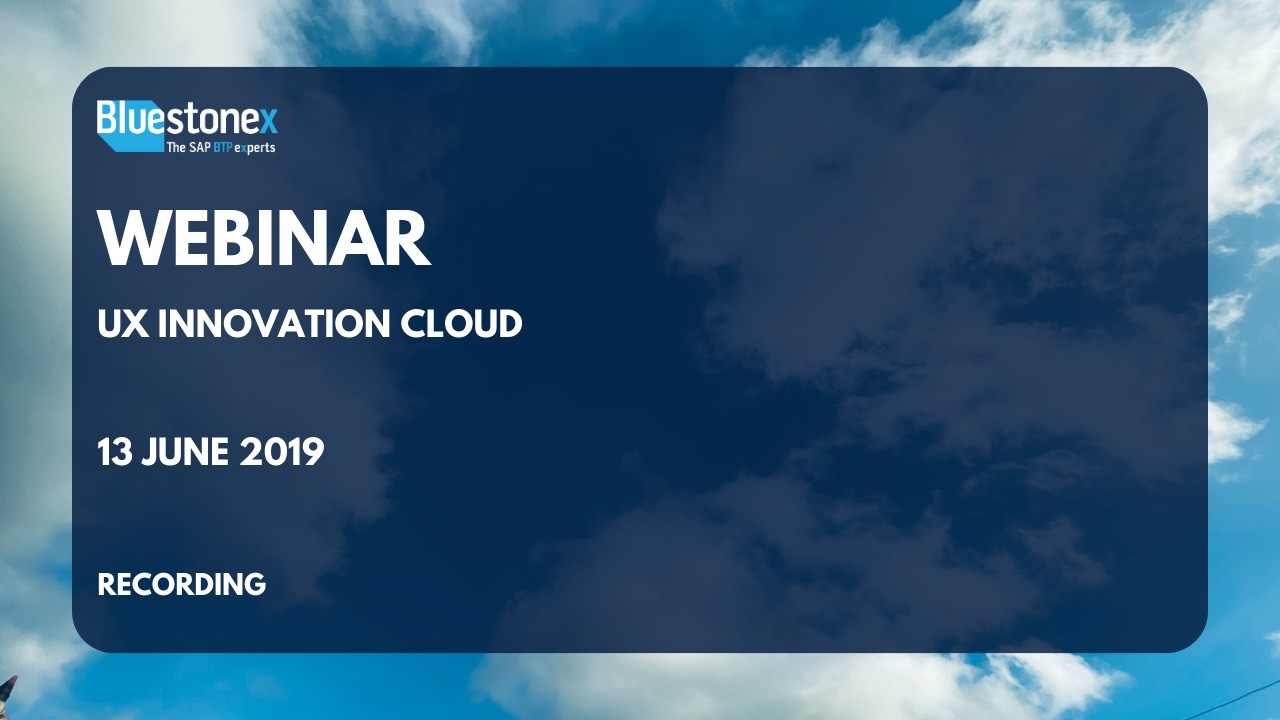 UX Innovation Cloud | Webinar