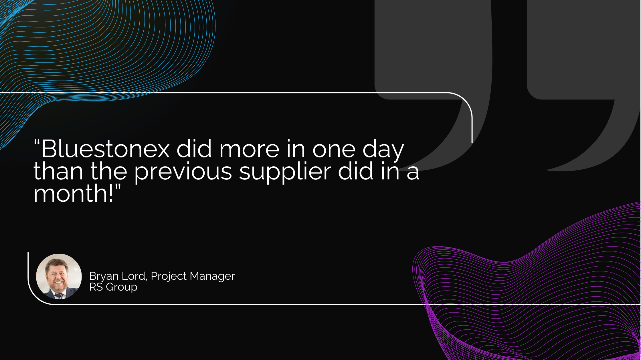 Bluestonex success quote
