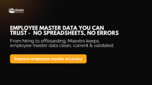 Maextro manages employee master data