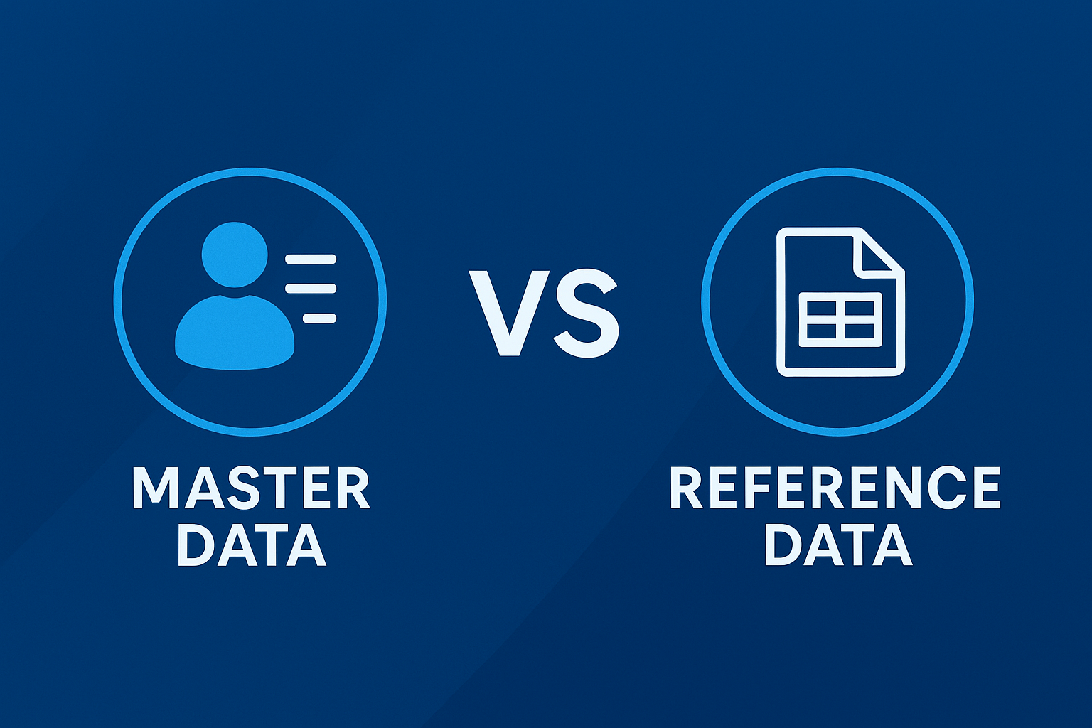 Master Data vs Reference Data: Key Differences Explained | Bluestonex